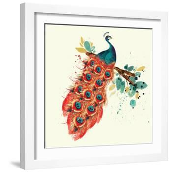 Peacock I-Sara Berrenson-Framed Art Print