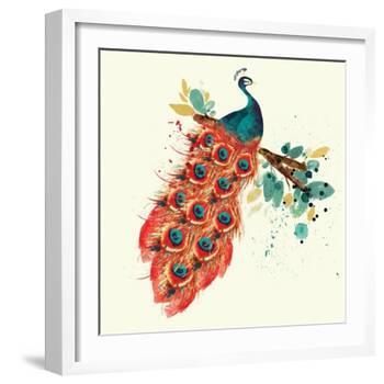 Peacock I-Sara Berrenson-Framed Art Print