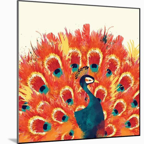 Peacock II-Sara Berrenson-Mounted Art Print