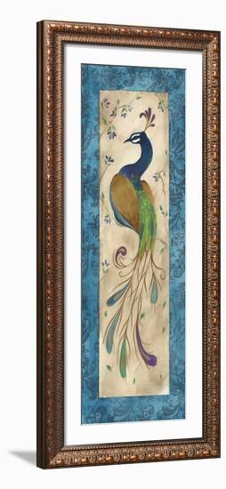 Peacock IV-Steve Leal-Framed Art Print