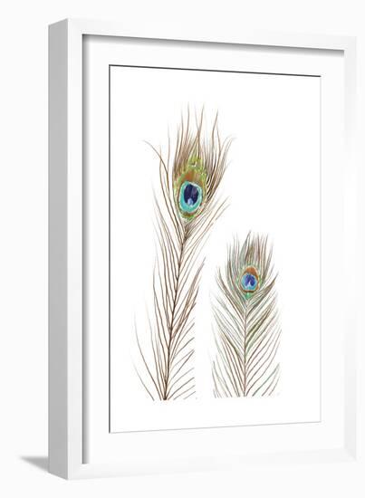 Peacock Love 1-Boho Hue Studio-Framed Art Print