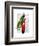 Peacock on Postbox-Fab Funky-Framed Art Print