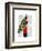 Peacock on Postbox-Fab Funky-Framed Art Print