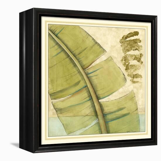 Peacock Palm III-Jennifer Goldberger-Framed Stretched Canvas