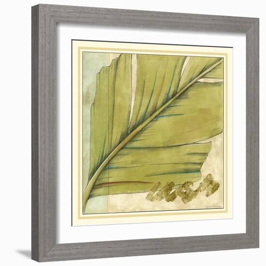 Peacock Palm IV-Jennifer Goldberger-Framed Art Print