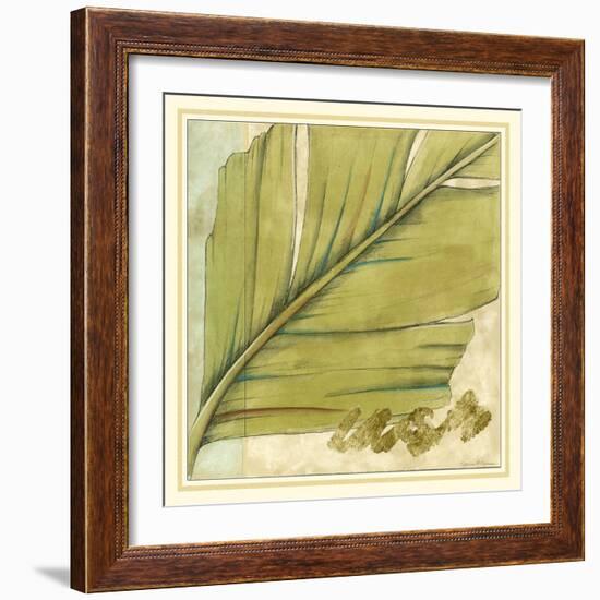 Peacock Palm IV-Jennifer Goldberger-Framed Art Print