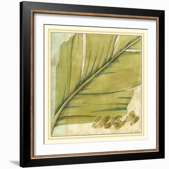 Peacock Palm IV-Jennifer Goldberger-Framed Art Print