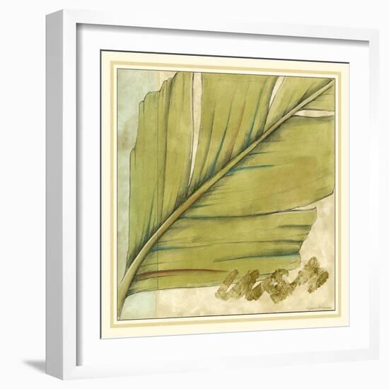 Peacock Palm IV-Jennifer Goldberger-Framed Art Print