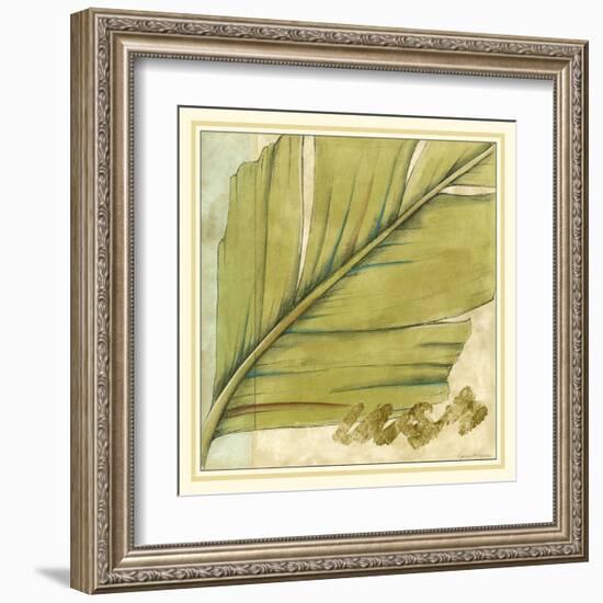 Peacock Palm IV-Jennifer Goldberger-Framed Art Print