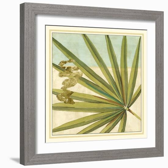 Peacock Palm V-Jennifer Goldberger-Framed Art Print