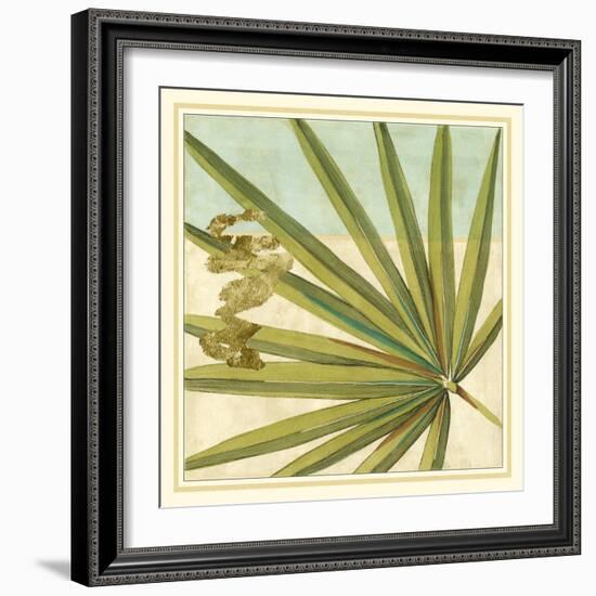 Peacock Palm V-Jennifer Goldberger-Framed Art Print