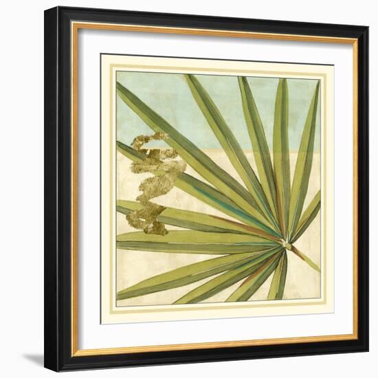 Peacock Palm V-Jennifer Goldberger-Framed Art Print