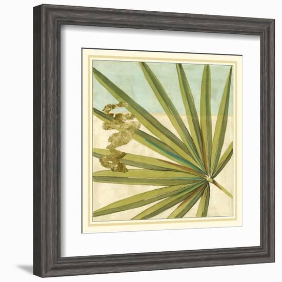 Peacock Palm V-Jennifer Goldberger-Framed Art Print