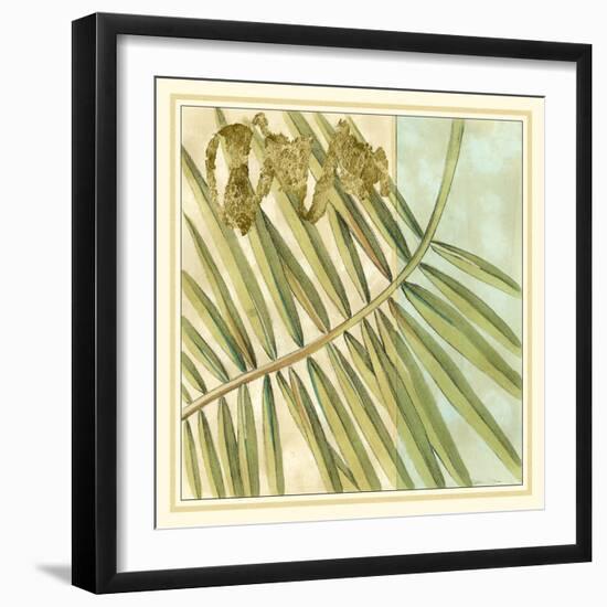 Peacock Palm VI-Jennifer Goldberger-Framed Art Print
