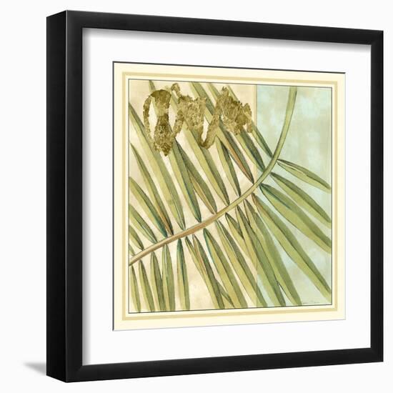 Peacock Palm VI-Jennifer Goldberger-Framed Art Print