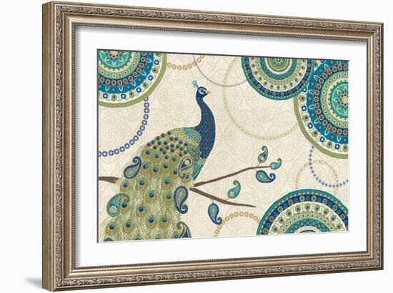 Peacock Paradise I-Veronique Charron-Framed Art Print