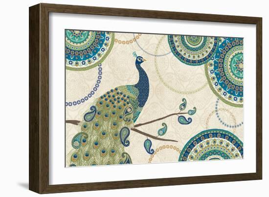 Peacock Paradise I-Veronique Charron-Framed Art Print