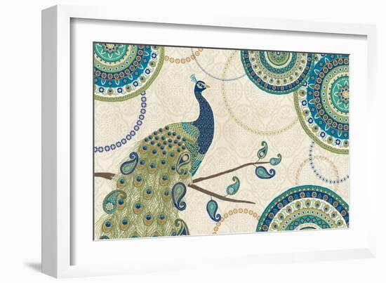 Peacock Paradise I-Veronique Charron-Framed Art Print