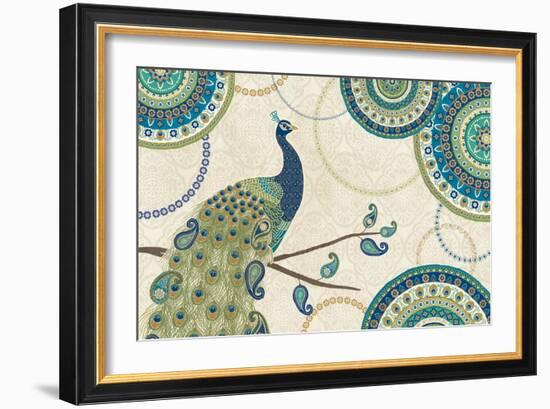 Peacock Paradise I-Veronique Charron-Framed Art Print