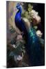 Peacock Pine and Peony I-Vivienne Dupont-Mounted Art Print