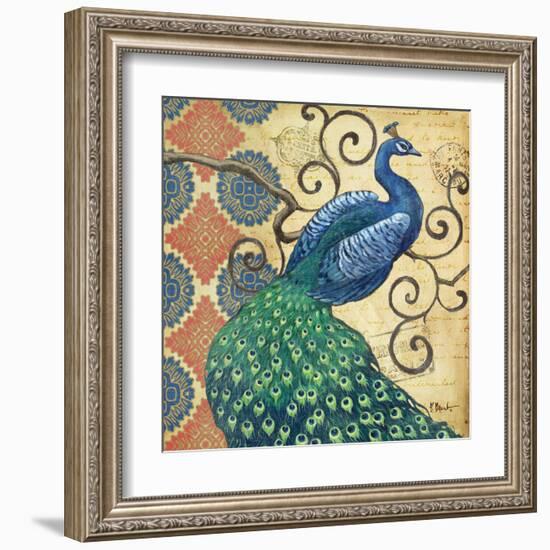 Peacock's Splendor I-Paul Brent-Framed Art Print