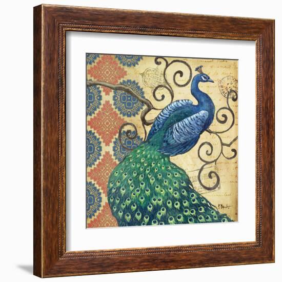 Peacock's Splendor I-Paul Brent-Framed Art Print