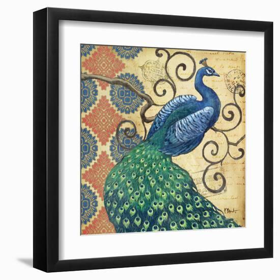 Peacock's Splendor I-Paul Brent-Framed Art Print