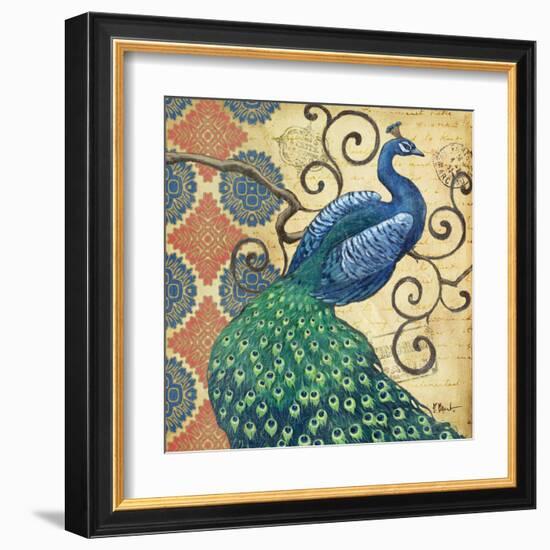 Peacock's Splendor I-Paul Brent-Framed Art Print