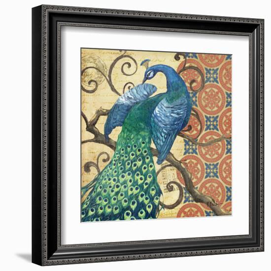 Peacock's Splendor II-Paul Brent-Framed Art Print