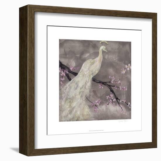 Peacock Serenity I-Jennifer Goldberger-Framed Art Print