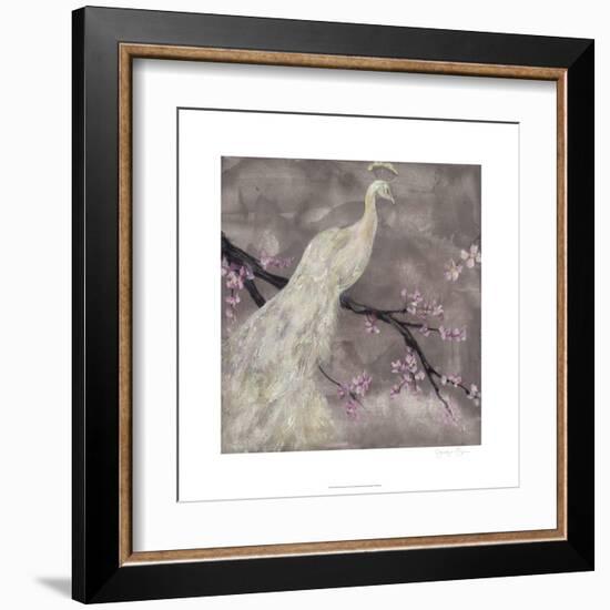 Peacock Serenity I-Jennifer Goldberger-Framed Art Print