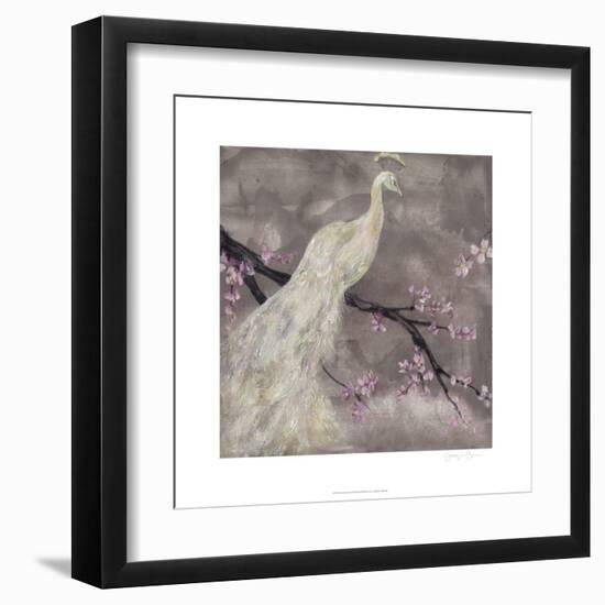 Peacock Serenity I-Jennifer Goldberger-Framed Art Print