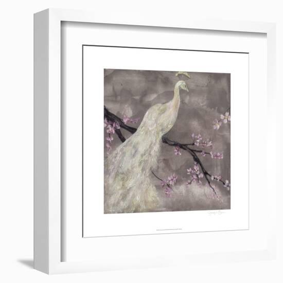 Peacock Serenity I-Jennifer Goldberger-Framed Art Print