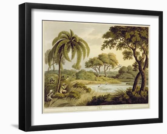 Peacock Shooting, from "Oriental Field Sports", pub. by Edward Orme, 1807-Samuel Howett-Framed Giclee Print