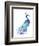 Peacock Splash I-Jennifer Goldberger-Framed Art Print