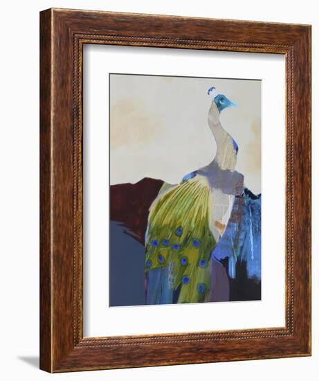 Peacock Transition I-Larry Foregard-Framed Premium Giclee Print