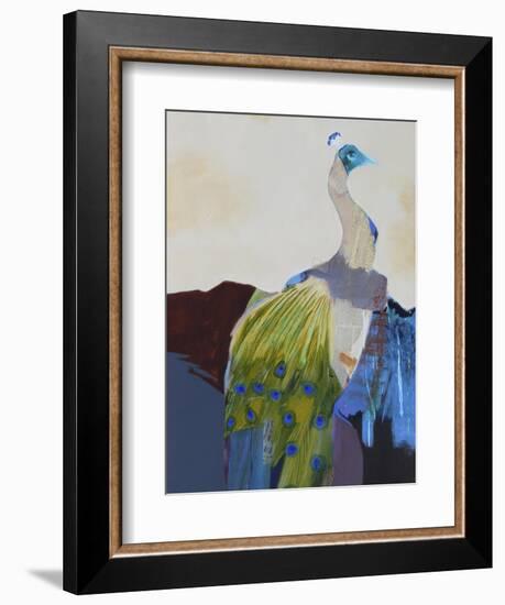 Peacock Transition I-Larry Foregard-Framed Premium Giclee Print