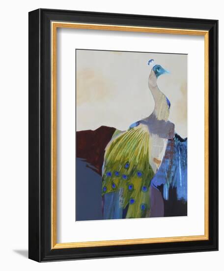 Peacock Transition I-Larry Foregard-Framed Premium Giclee Print