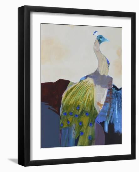Peacock Transition I-Larry Foregard-Framed Art Print