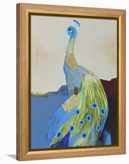 Peacock Transition II-Larry Foregard-Framed Stretched Canvas