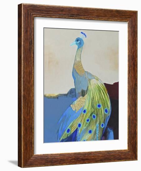 Peacock Transition II-Larry Foregard-Framed Art Print