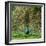 Peacock With Beautiful Feathers Outdoors-NejroN Photo-Framed Photographic Print