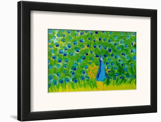 Peacock-Walasse Ting-Framed Art Print