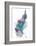 Peacock-Karin Roberts-Framed Premium Giclee Print