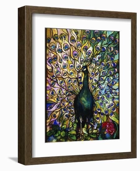 Peacock-American School-Framed Giclee Print