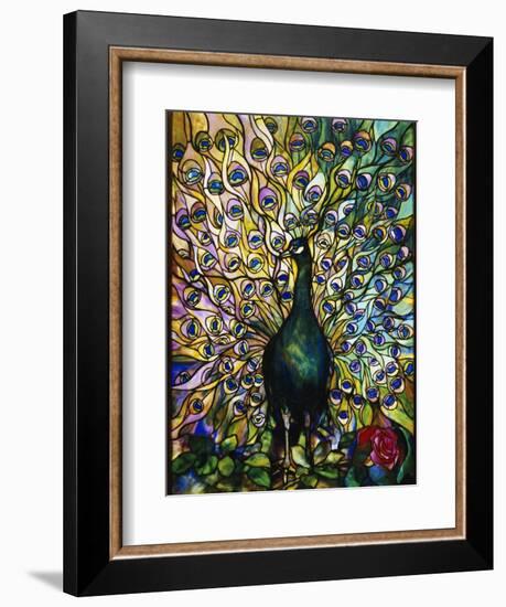 Peacock-American School-Framed Giclee Print