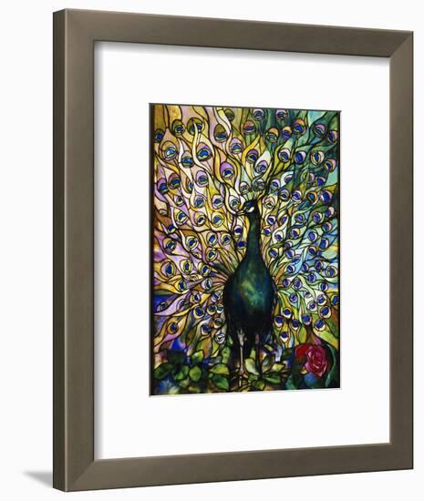 Peacock-American School-Framed Premium Giclee Print