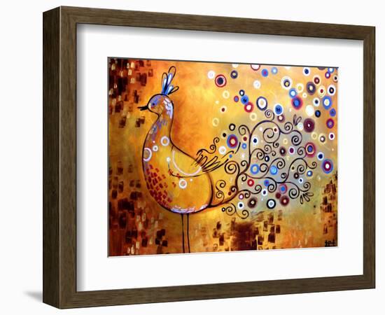 Peacock-Natasha Wescoat-Framed Giclee Print