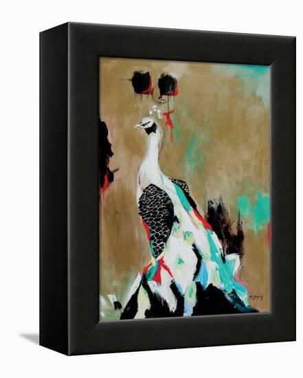 Peacock-Brooke Tangney-Framed Stretched Canvas