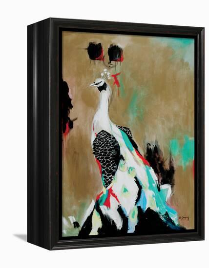 Peacock-Brooke Tangney-Framed Stretched Canvas